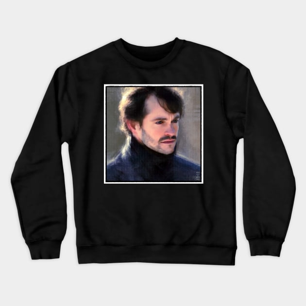 Will Graham Winter Portrait Crewneck Sweatshirt by OrionLodubyal